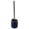 Toilet Brush Holder, Blue, Steel, Free Standing, Resin